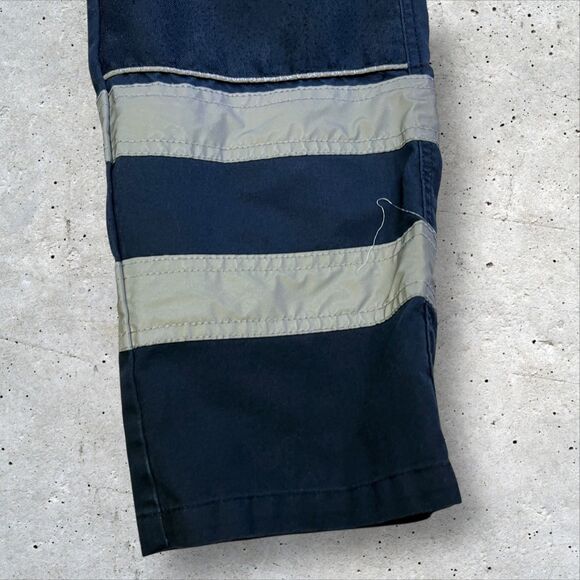 Swissport Cargo Pants Size 30R Black Red Hi-Vis Reflective Strips - Picture 4 of 10